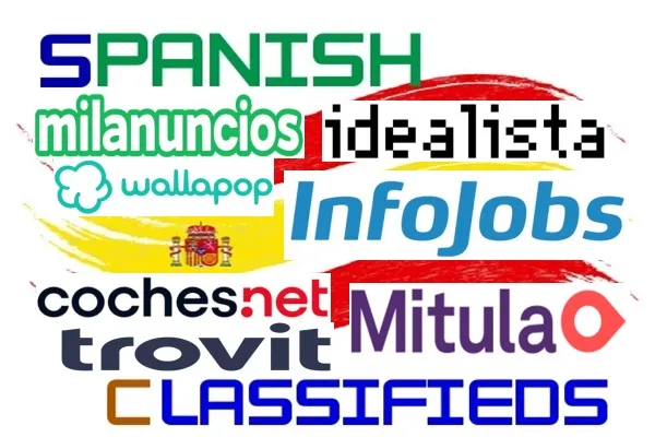 Логотипы ведущих сайтов объявлений Испании